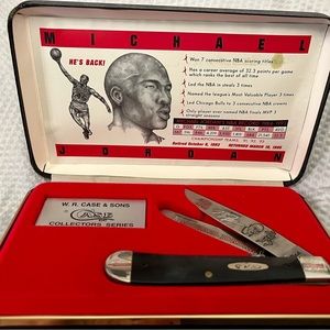 NIB Michael Jordan Case Collector Knife